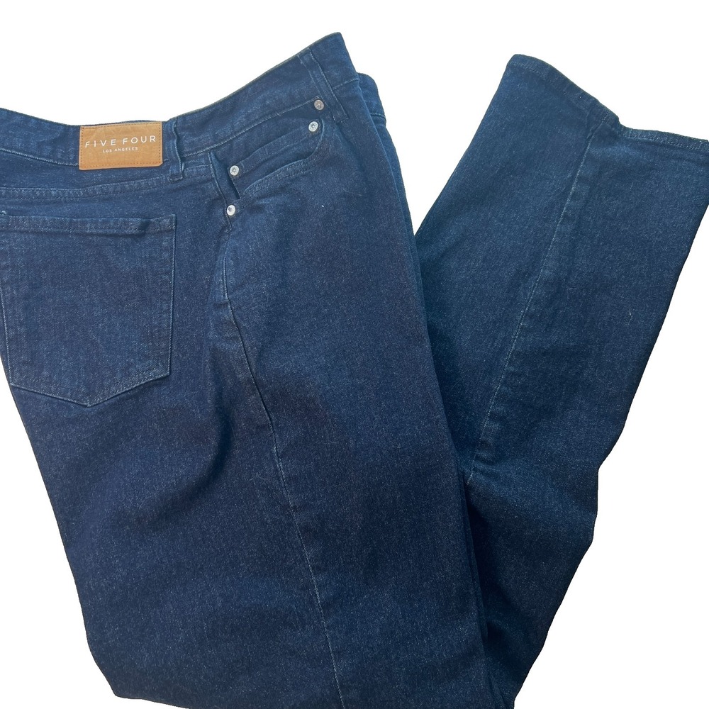 Five Four LA Mens Jeans 36x34 Leonel Relaxed Dark Wash Blue Straight‎ W36 L34
